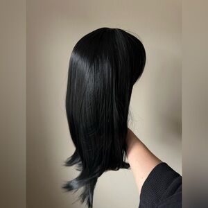 Sleek Black Wig